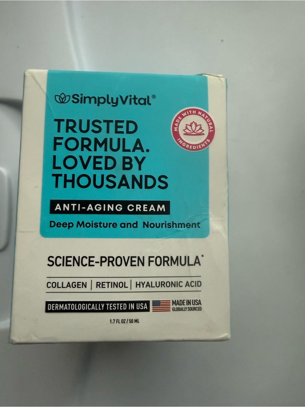 Simply Vital Anti-Aging Cream - Deep Moisture & Nourishment